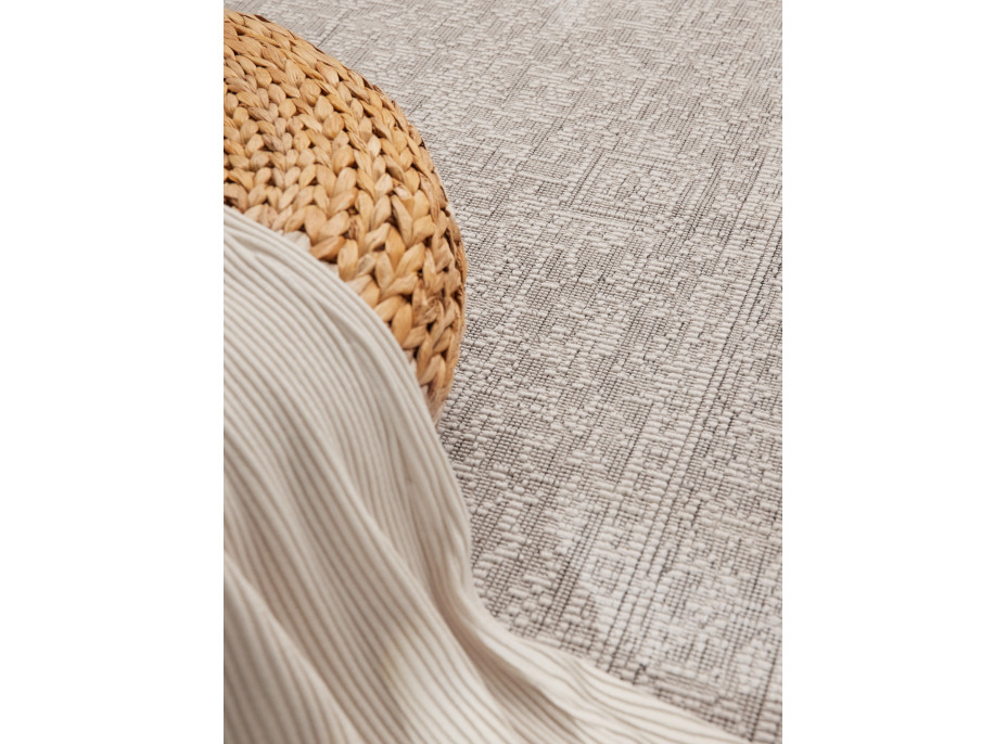 Behúň Duet Kona 106249 White/Gray - na von aj na doma