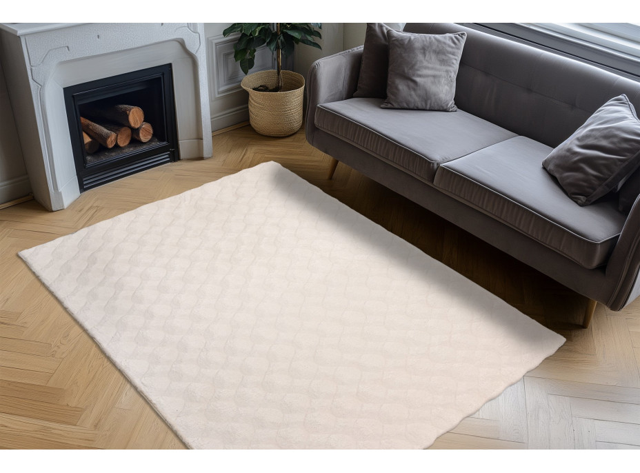 Kusový koberec Diamond Cut 800 Cream