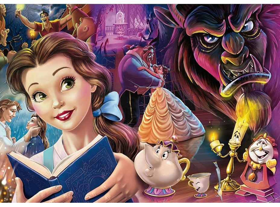 RAVENSBURGER Puzzle Disney: Kráska a zviera 1000 dielikov