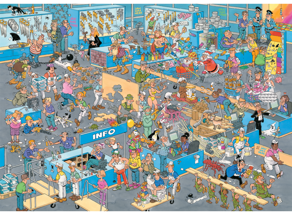 JUMBO Puzzle JvH Renovácia a DIY obchod 2x1000 dielikov