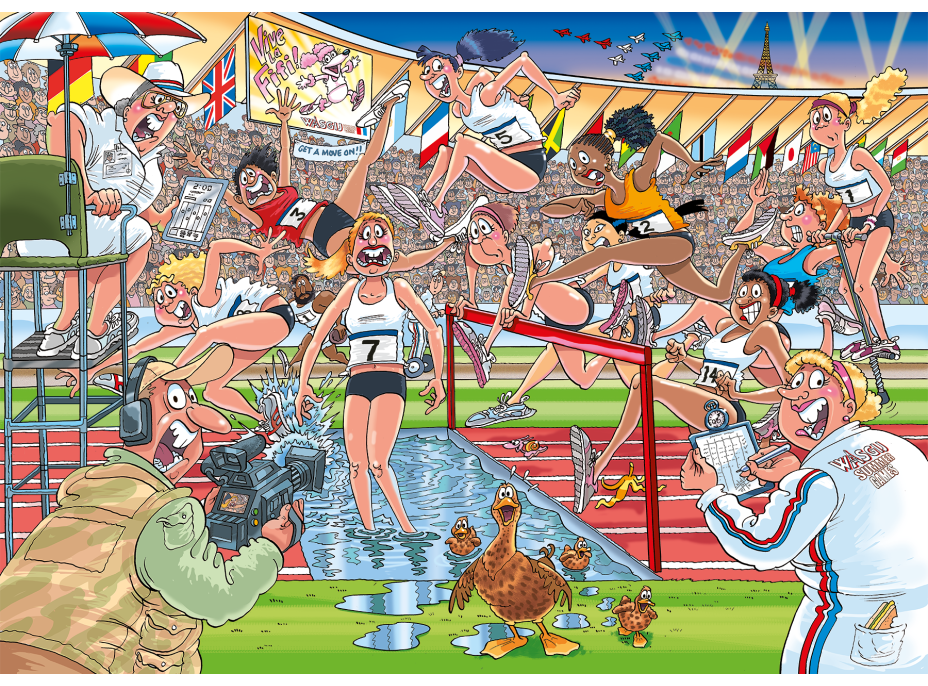 JUMBO Puzzle WASGIJ 44: Letné hry 1000 dielikov