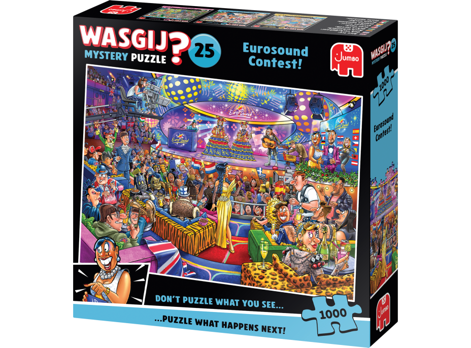 JUMBO Puzzle WASGIJ Mystery 25: Súťaž Eurosound 1000 dielikov