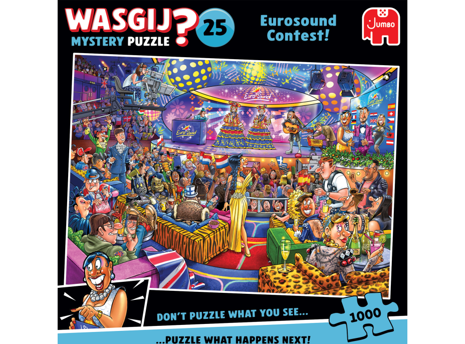 JUMBO Puzzle WASGIJ Mystery 25: Súťaž Eurosound 1000 dielikov
