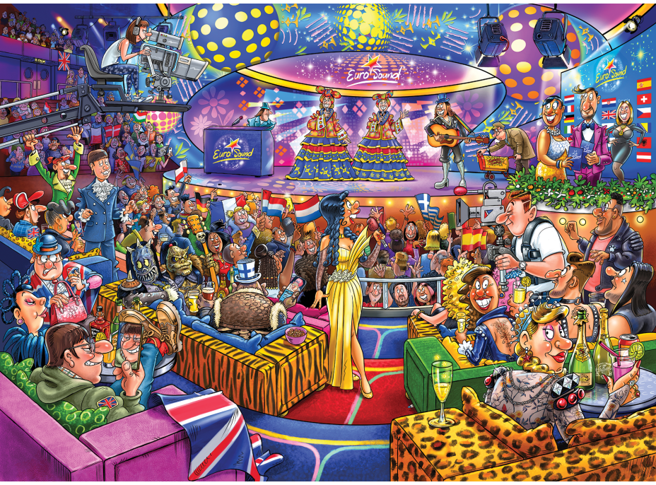 JUMBO Puzzle WASGIJ Mystery 25: Súťaž Eurosound 1000 dielikov