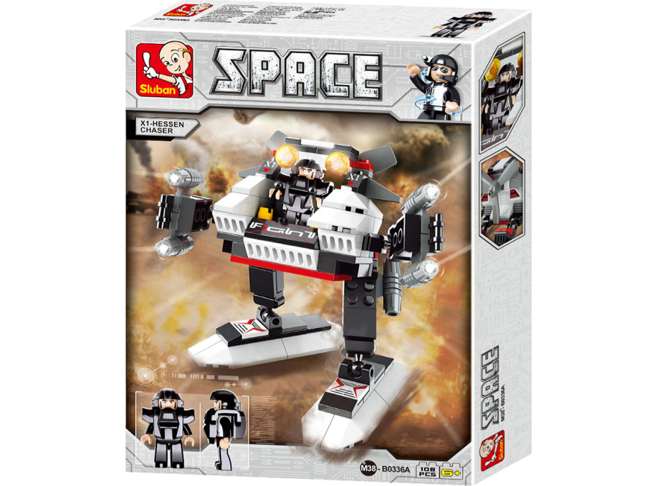 Sluban Space M38-B0336 Robot X1 Hessen prenasledovateľ