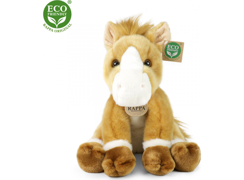 Rappa Plyšový kôň sediaci 30 cm ECO-FRIENDLY
