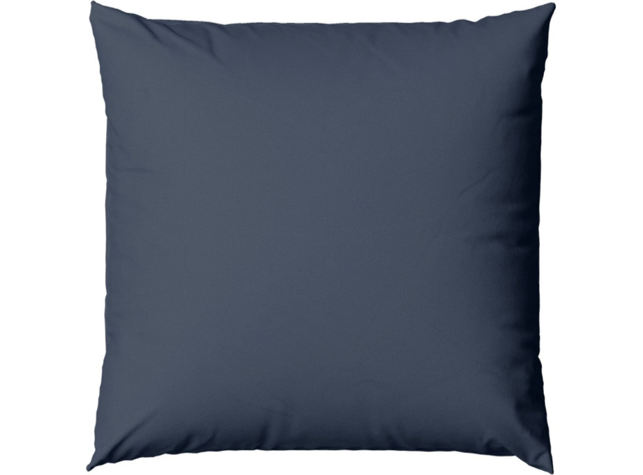 Obliečka na vankúš FASHION 40x40 cm - tmavo modrý - bavlnený satén