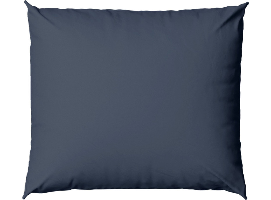 Obliečka na vankúš FASHION 70x80 cm - tmavo modrý - bavlnený satén