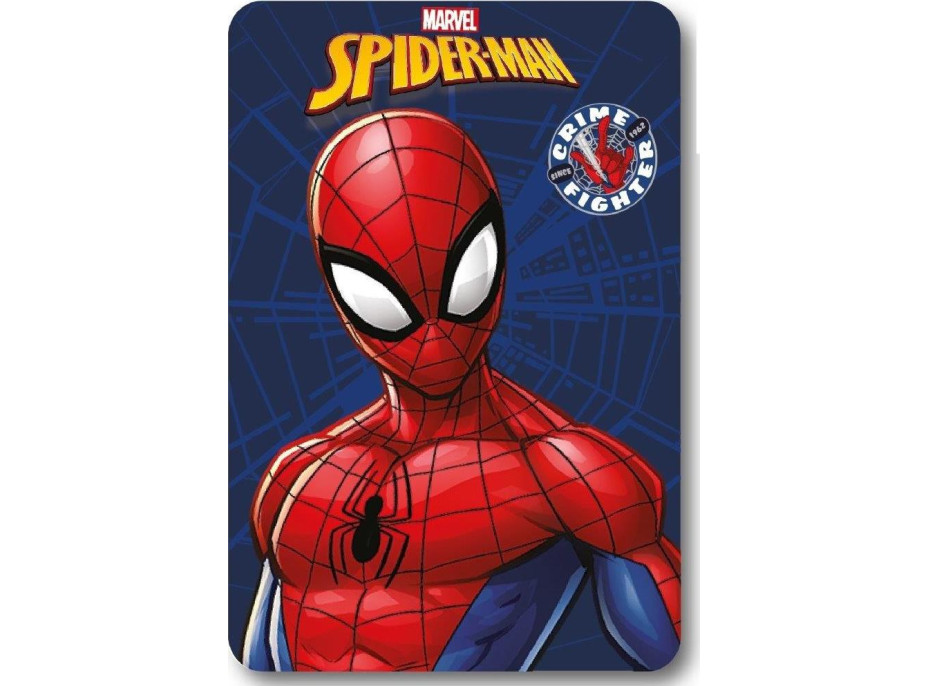 Detská deka POLAR 100x140 cm - Spider-man - Crime fighter