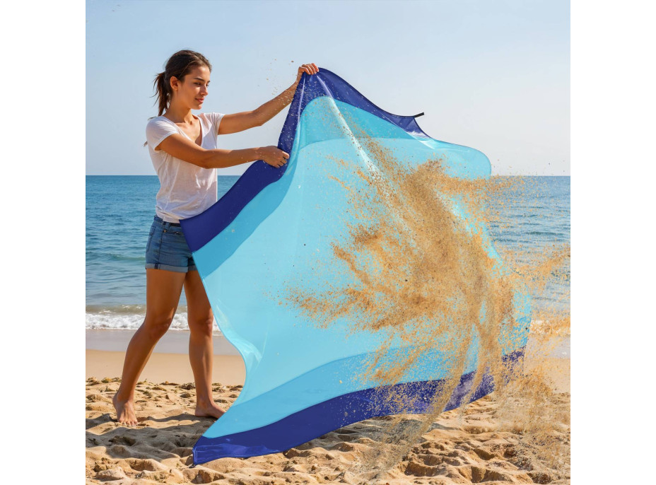 Vodeodolná plážová podložka BREEZE 200x200 cm