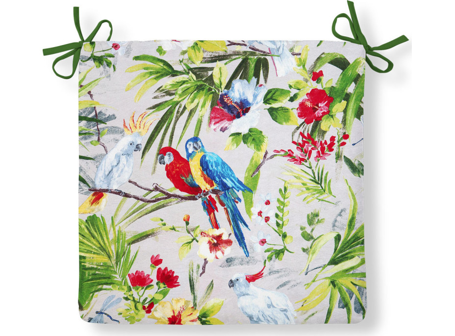 Podsedák MIA 40x40 cm - Loros Rojo