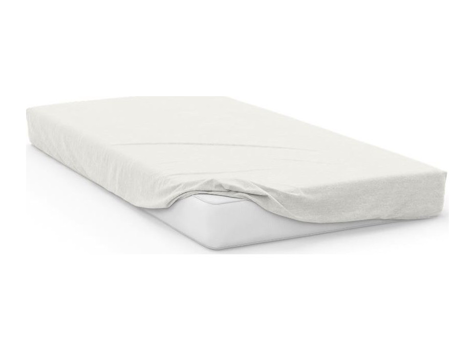 Bavlnená prestieradlo FASHION 220x200 cm + 25 cm - biele
