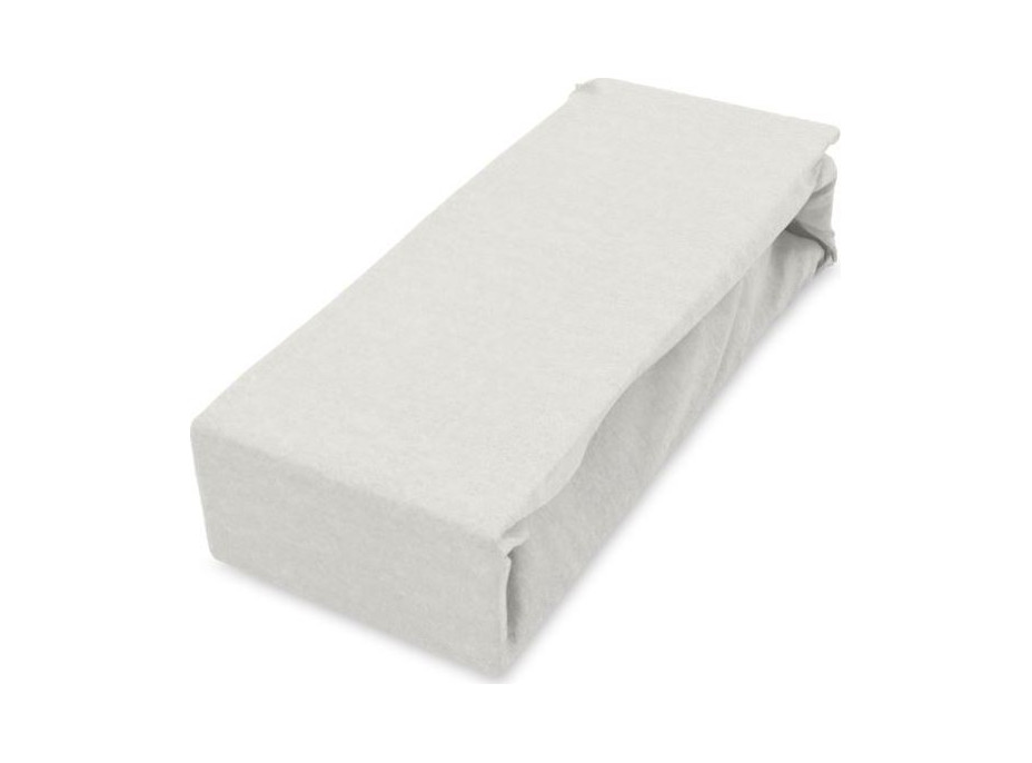 Prestieradlo FASHION 200x160 cm + 25 cm - bavlnený satén - biele