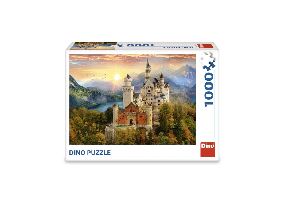 Dino Puzzle Maľovaný Neuswanstein 1000 dielikov