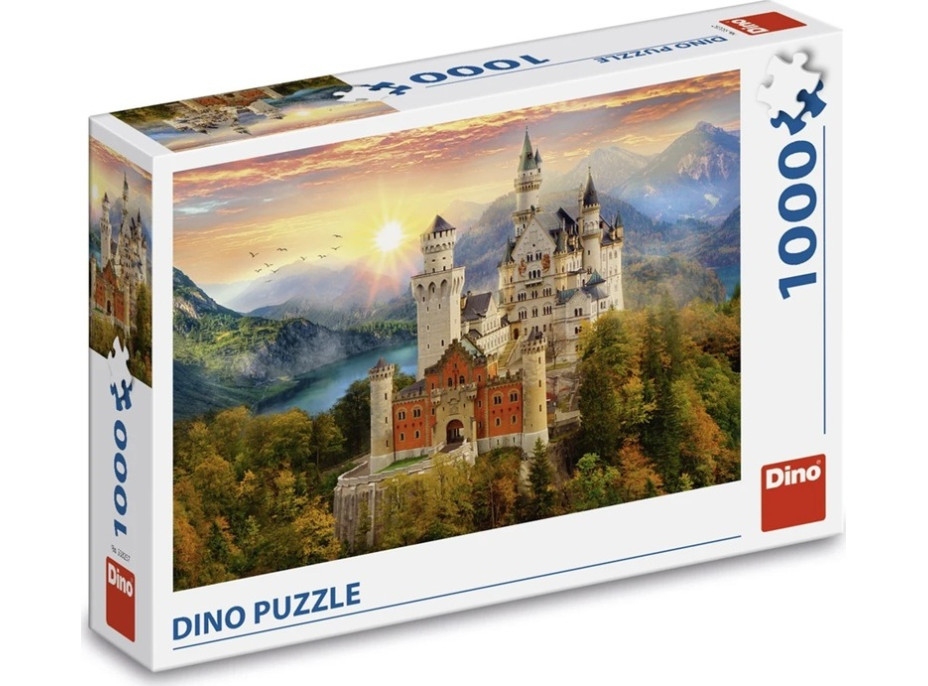 Dino Puzzle Maľovaný Neuswanstein 1000 dielikov