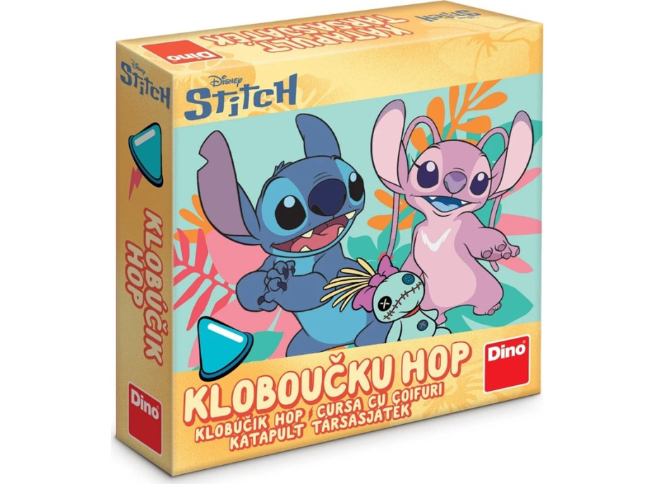Dino Detská hra Klobúčika hop Stitch a Angel