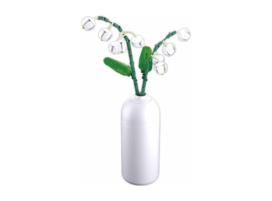Sluban Flowers M38-B1101-09 Konvalinky vo váze
