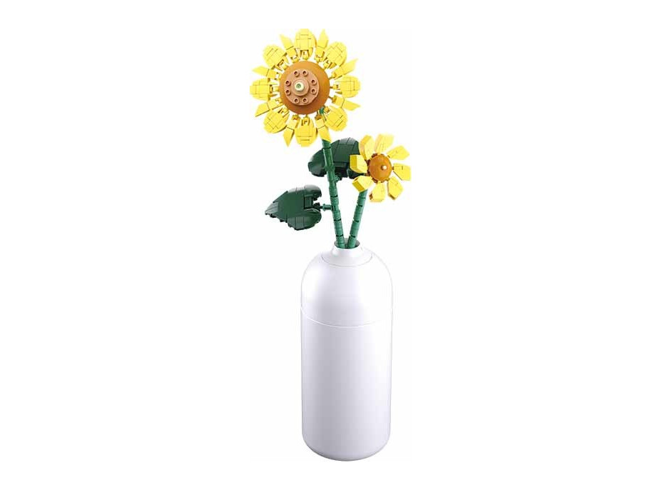 Sluban Flowers M38-B1101-10 Slnečnica vo váze