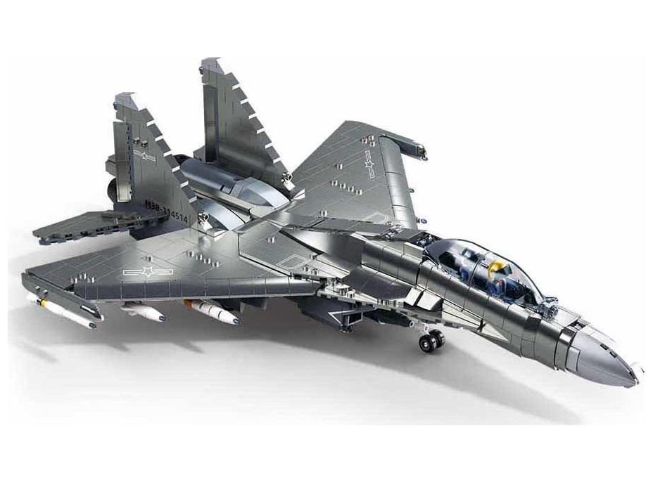 Sluban Model Bricks M38-B1273 Stíhacie lietadlo J-16 1:44