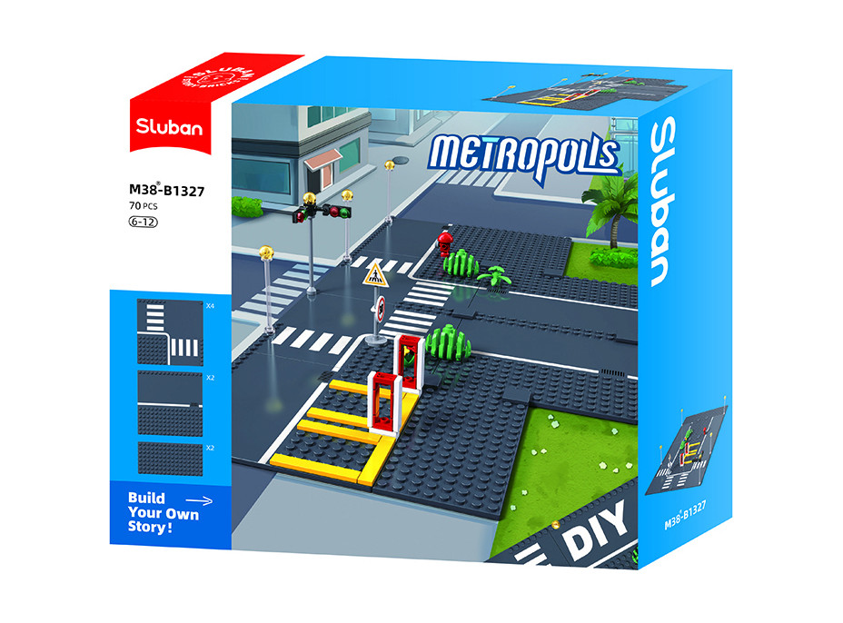 Sluban Metropolis M38-B1327 Základné dosky - cesty