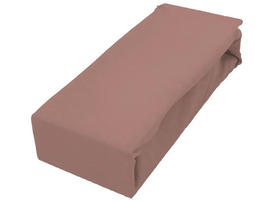 Prestieradlo FASHION 220x200 cm + 25 cm - bavlnený satén - ružové