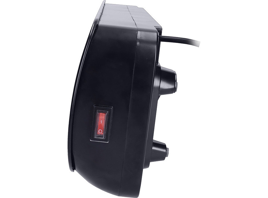 Solight nástenný keramický ohrievač, 2000W, čierna