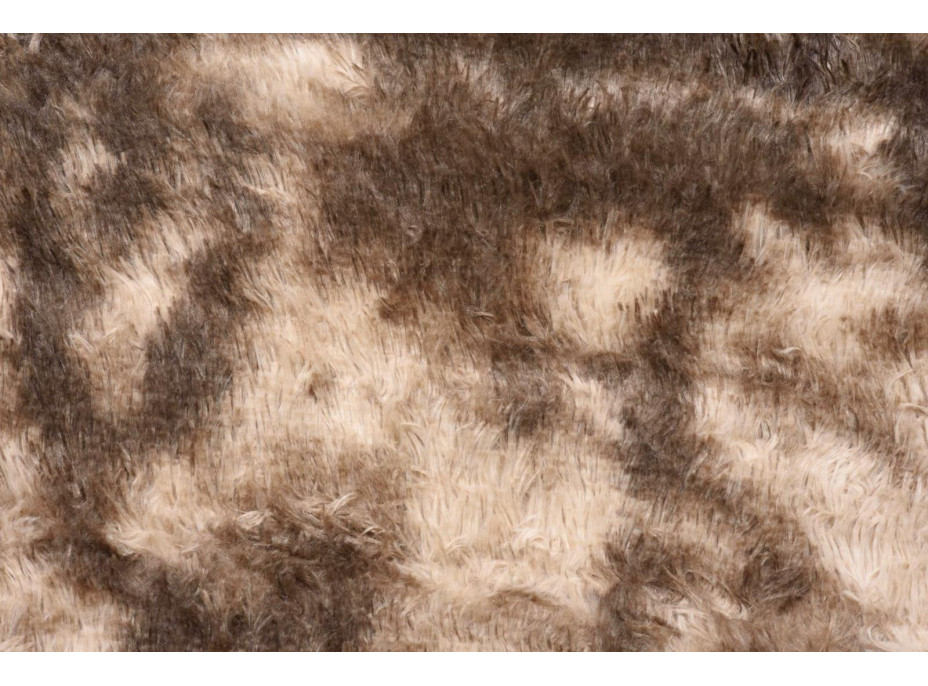 Plyšový koberec SILK Ombre - HNEDÝ, 120x170 cm