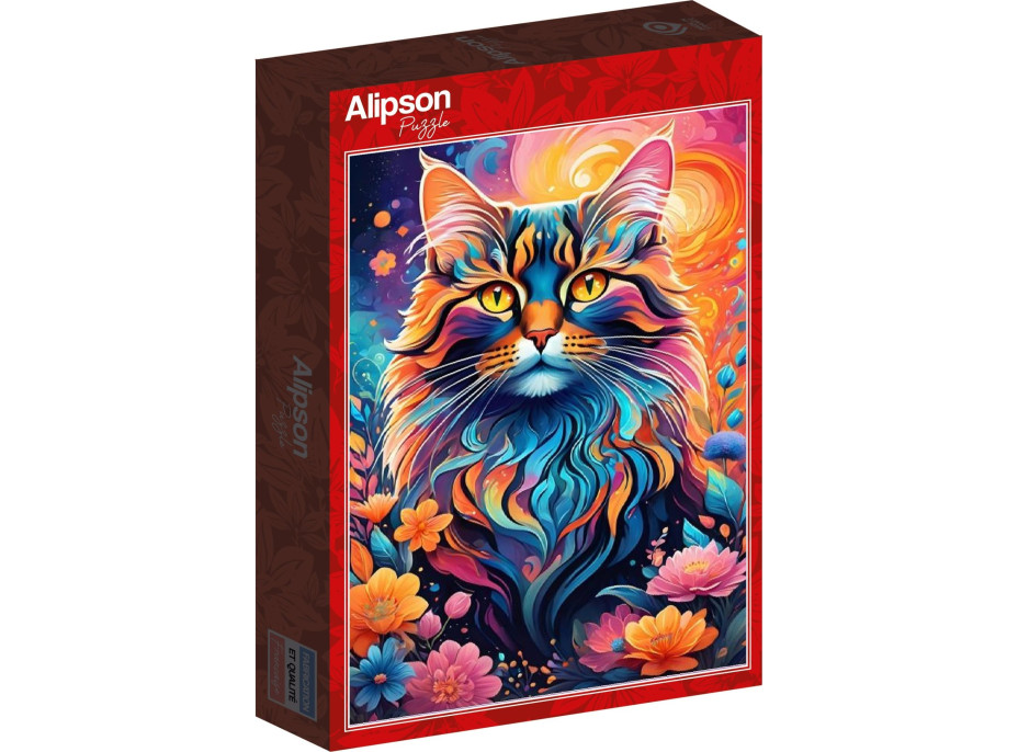 ALIPSON Puzzle Farebná mačka 1000 dielikov