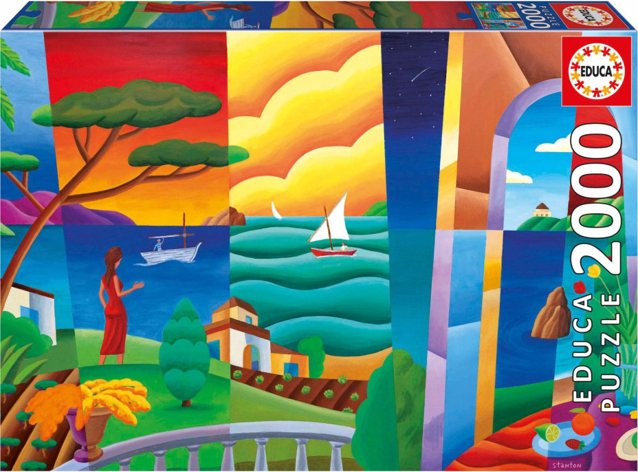 EDUCA Puzzle Čakajúce Penélope 2000 dielikov