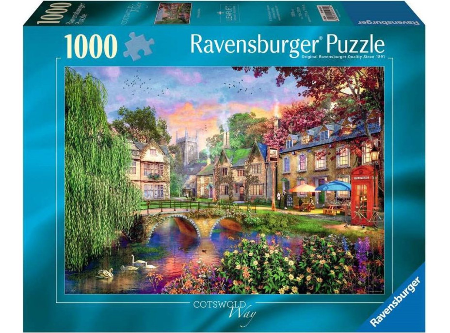 RAVENSBURGER Puzzle Cotswoldská cesta 1000 dielikov