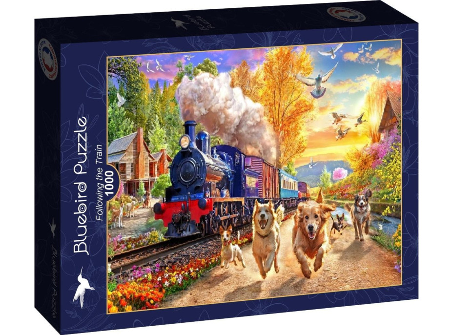 BLUEBIRD Puzzle Dohoníme vlak 1000 dielikov