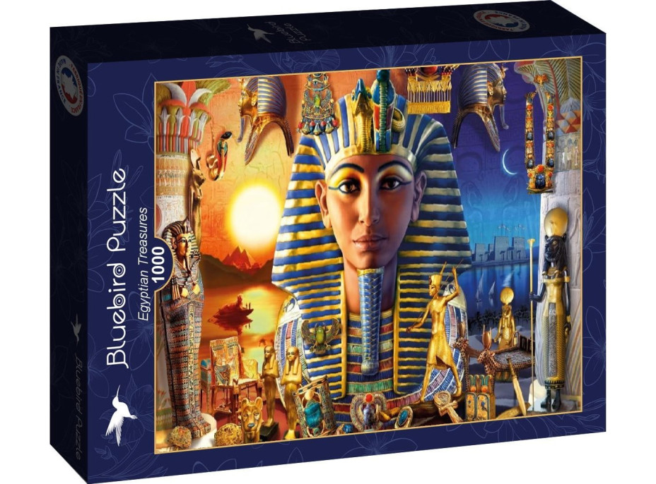 BLUEBIRD Puzzle Egyptské poklady 1000 dielikov