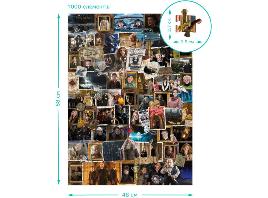DODO Puzzle Harry Potter: Zaujímavé momenty 1000 dielikov