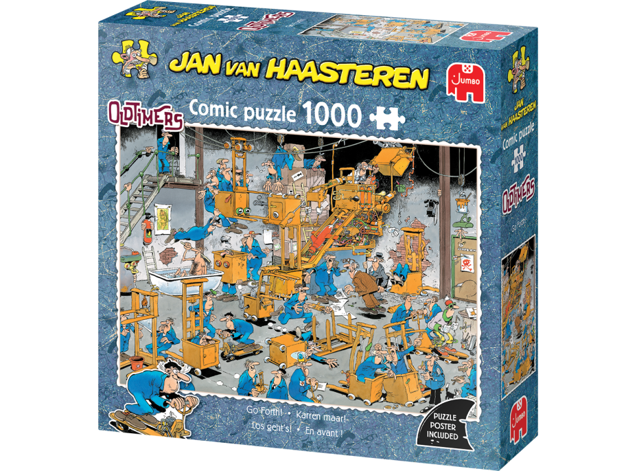 JUMBO Puzzle JvH Oldtimers: Choď vpred! 1000 dielikov