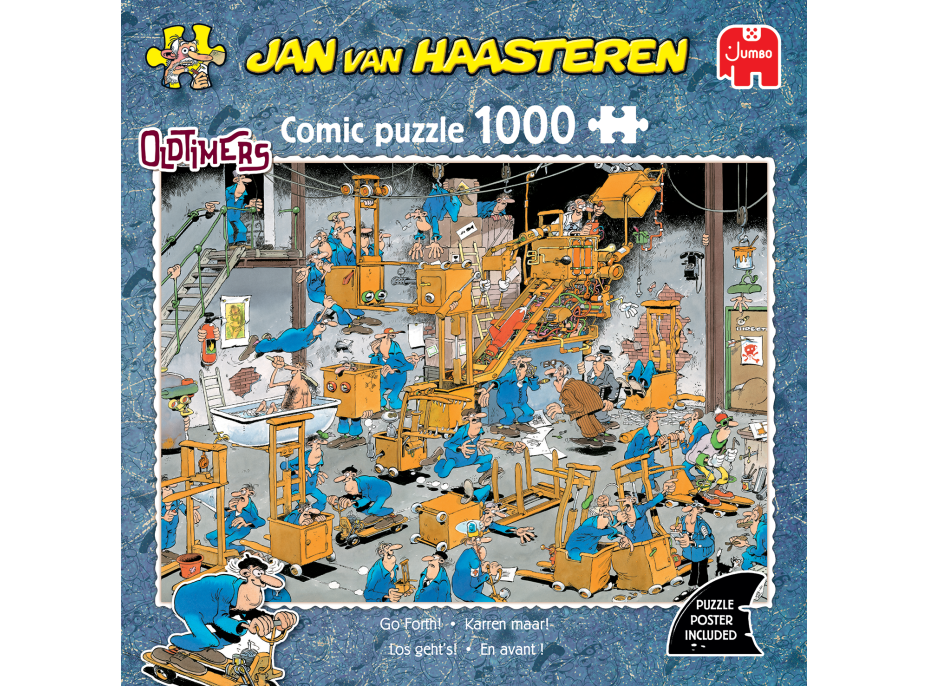 JUMBO Puzzle JvH Oldtimers: Choď vpred! 1000 dielikov