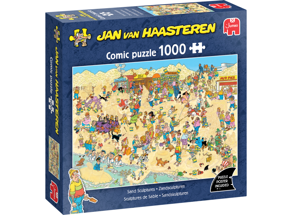 JUMBO Puzzle JvH Sochy z piesku 1000 dielikov