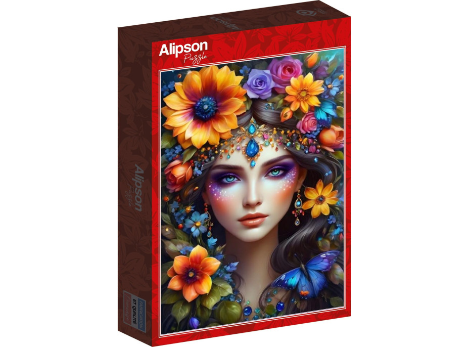 ALIPSON Puzzle Kvetinová žena 1000 dielikov