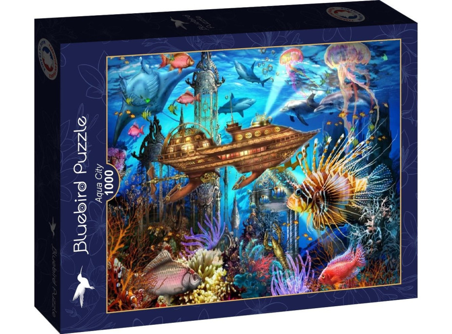 BLUEBIRD Puzzle Podvodné mesto 1000 dielikov
