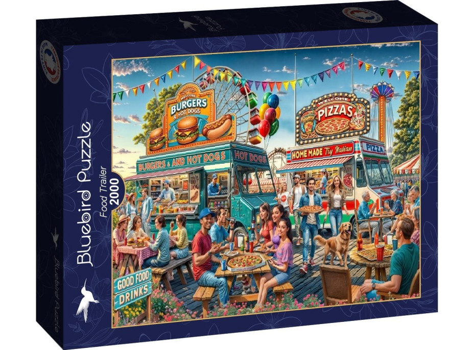 BLUEBIRD Puzzle Pojazdné občerstvenie 2000 dielikov