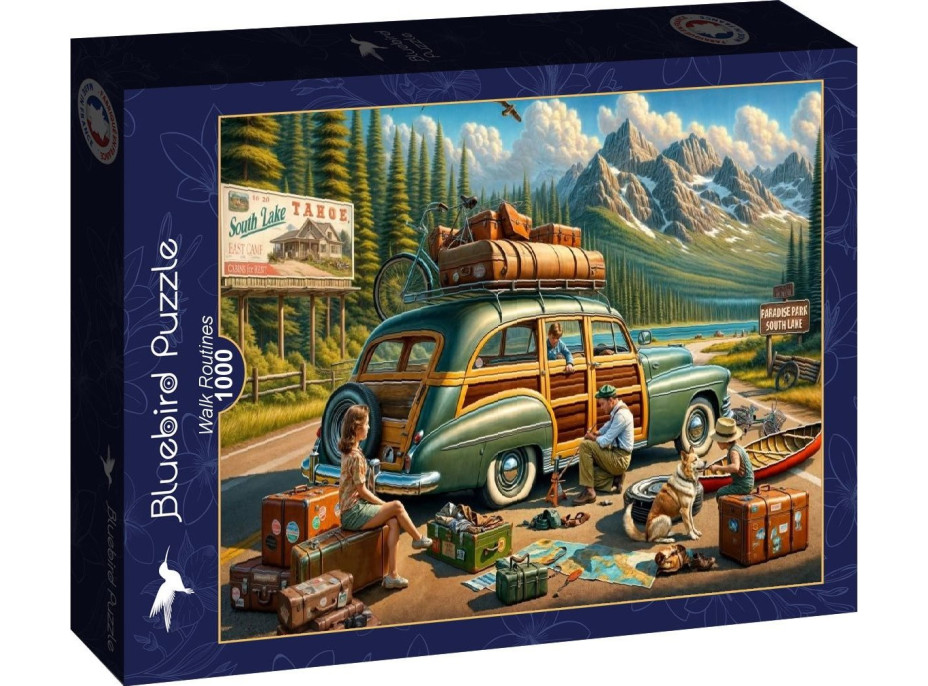 BLUEBIRD Puzzle Pravidelné výlety 1000 dielikov