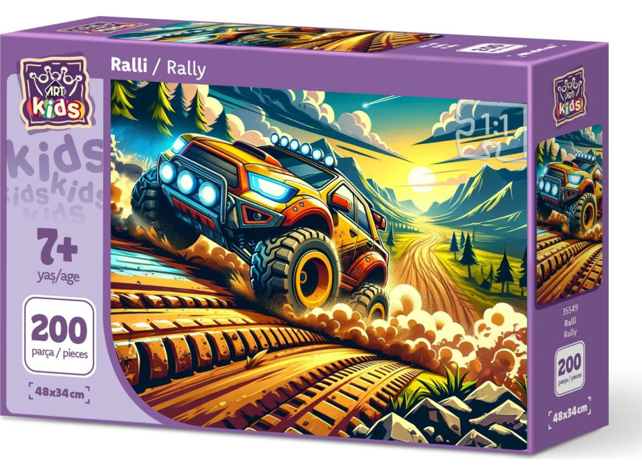 ART PUZZLE Puzzle Rallye 200 dielikov