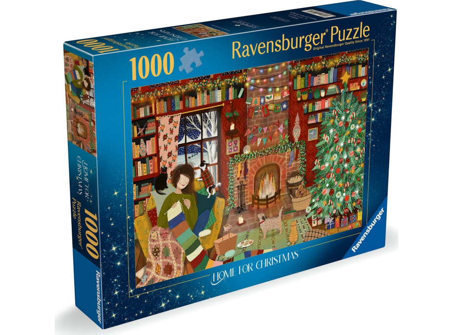 RAVENSBURGER Puzzle Rodinné Vianoce 1000 dielikov