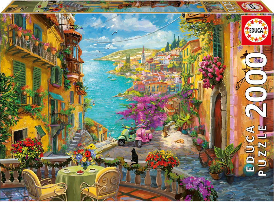 EDUCA Puzzle Španielska kaviareň 2000 dielikov