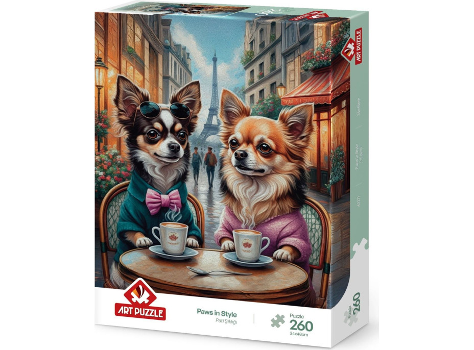 ART PUZZLE Puzzle Štýlové labky 260 dielikov