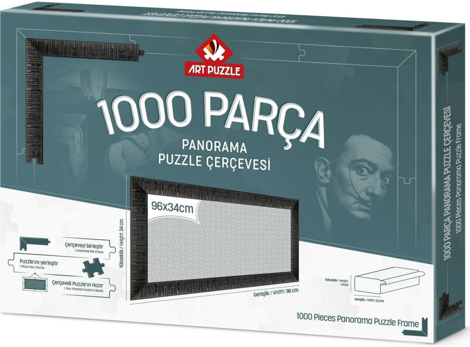 ART PUZZLE Rám na puzzle 96x34cm Black (14621)