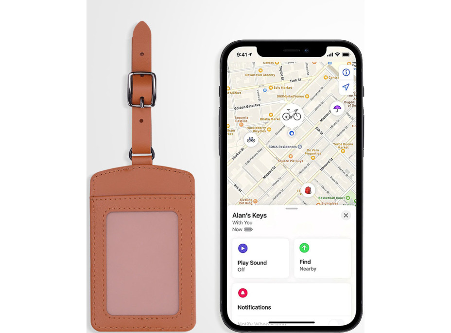 Solight lokátor pre batožinu, Find My kompatibilný