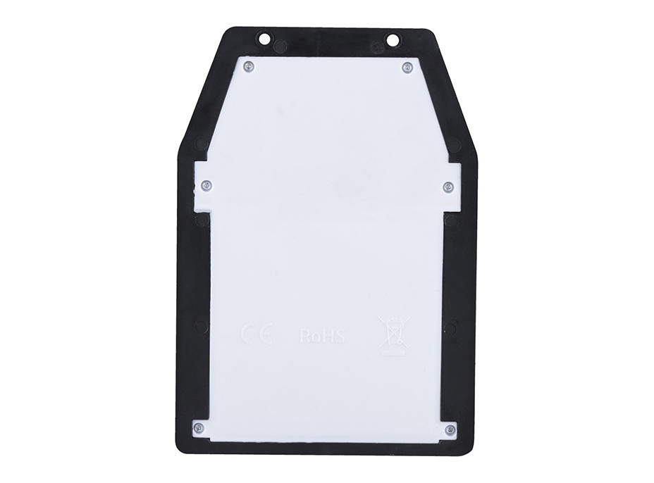 Solight LED solárny lampáš nástenný, teplá biela, 12x17cm, čierna