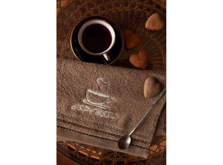 Sada kuchynských uterákov 30x50 cm (3 kusy) - COFFEE