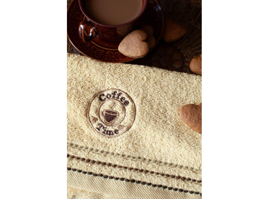 Sada kuchynských uterákov 30x50 cm (3 kusy) - COFFEE