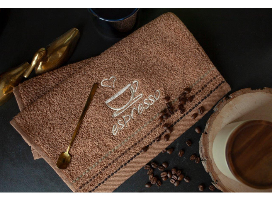 Sada kuchynských uterákov 30x50 cm (3 kusy) - COFFEE